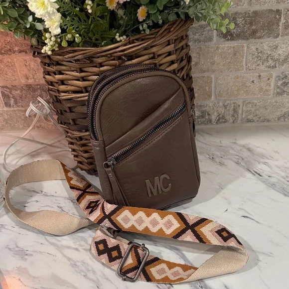 Brown Cross Body Purse Milanchiva Brand - Picture 2 of 7